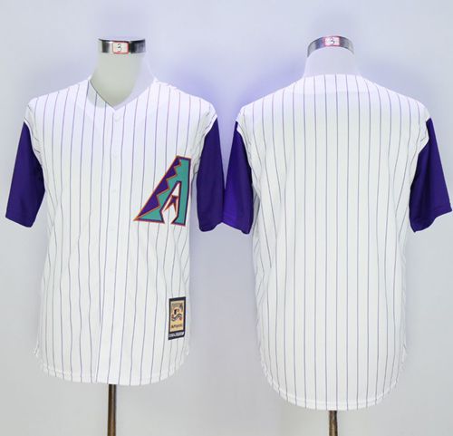 Diamondbacks Blank White Hall Of Fame Cool Base Stitched MLB Jersey - Click Image to Close